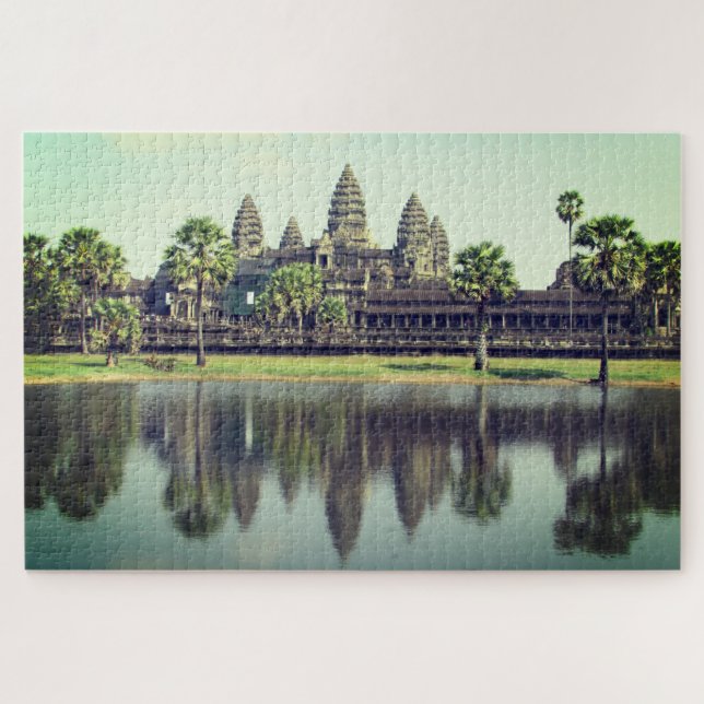 Puzzle reflet rétro-angkor (Horizontal)