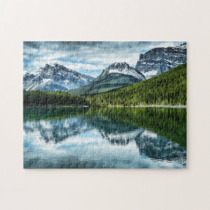 Puzzle Réflexion élevée de lac