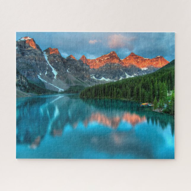 Puzzle Réflexions Moraine Lake Parc national Banff (Horizontal)