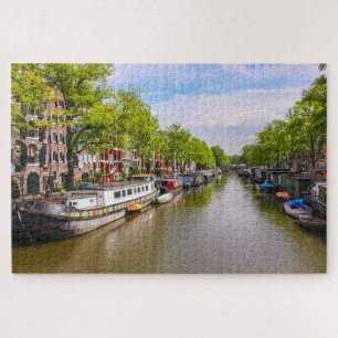 Puzzle Réflexions sur l'eau, Amsterdam, Pays-Bas