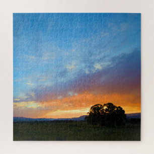 Puzzle Réglez l'emblème du ciel au coucher du soleil 20x2