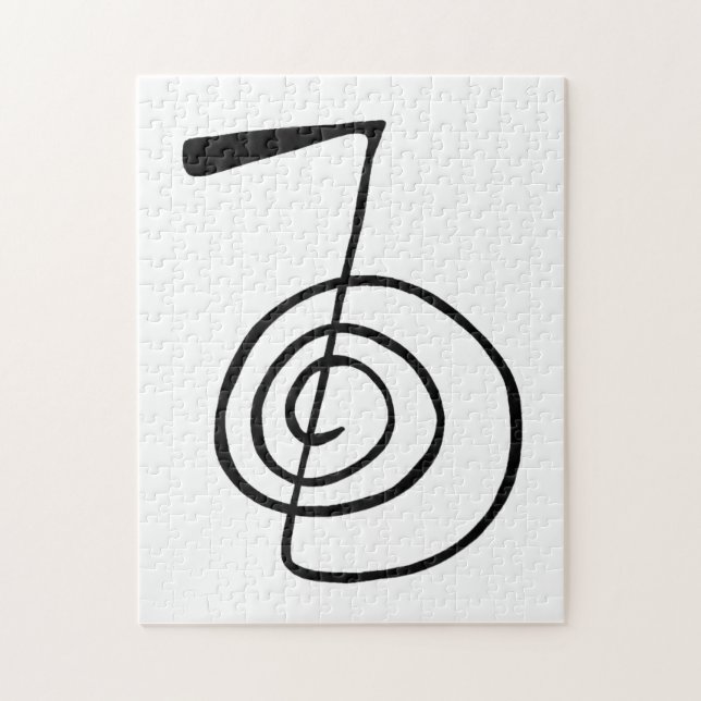 Puzzle Reiki : Cho Ku Rei : Le symbole de puissance (Vertical)