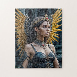 Puzzle Reine Ange Sombre aux Ailes Dorées