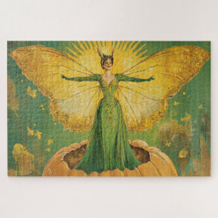Puzzle Reine Citrouille Dorée Vintage