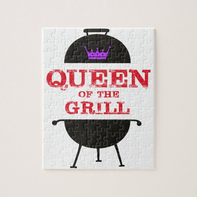 Puzzle Reine Du Grill, Rouge Couronne Violet (Vertical)