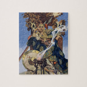 Puzzle Reine Maeve Princesse Guerrière Art Fantastique