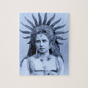 Puzzle Reine Marie de Roumanie comme Reine du Soleil