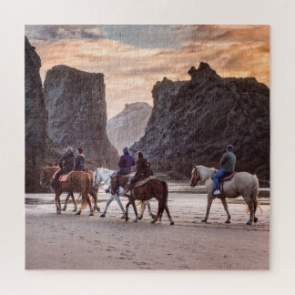 Puzzle: Reiten am Bandon Beach