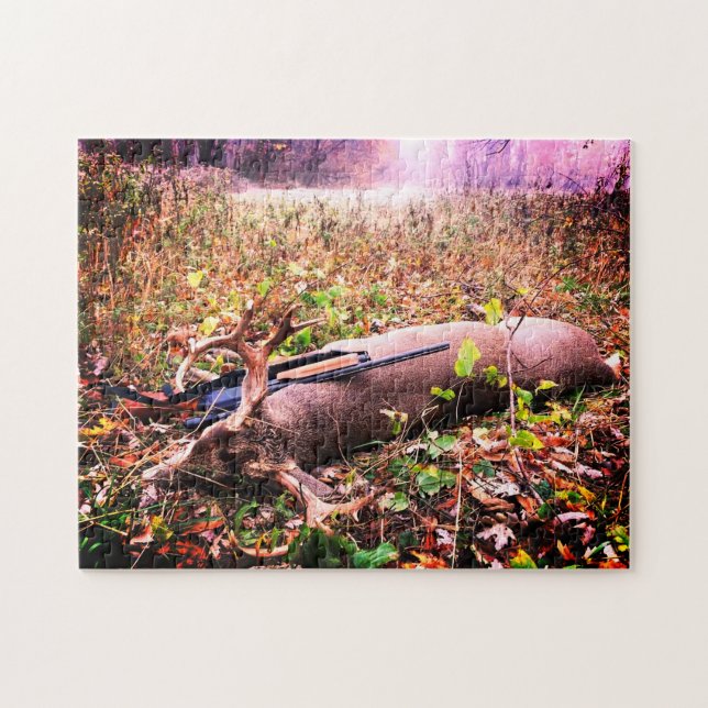 Puzzle Remercier Harvated Whitetail Buck (Horizontal)