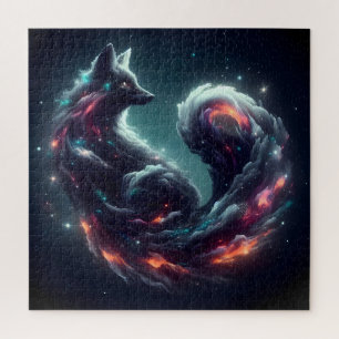 Puzzle Renard cosmique à l'esprit fantaisiste de lumière