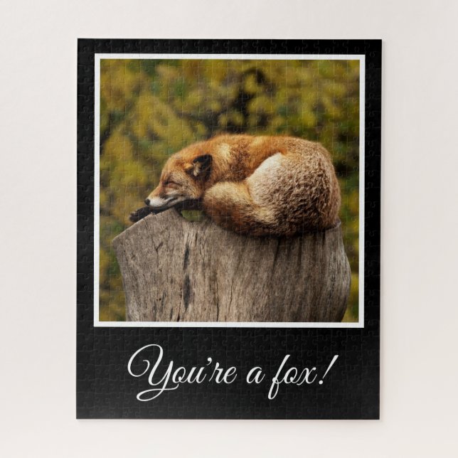 Puzzle Renard difficile - Vous êtes un Renard - Vos Parol (Vertical)