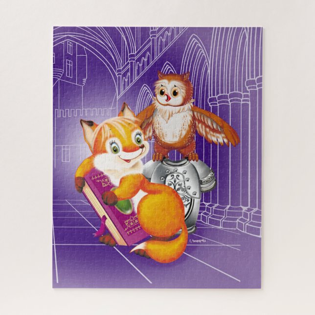 Puzzle renard et hibou (Vertical)