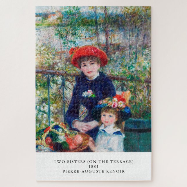 Puzzle Renoir "Deux Soeurs (Sur La Terrasse)" Art (Vertical)
