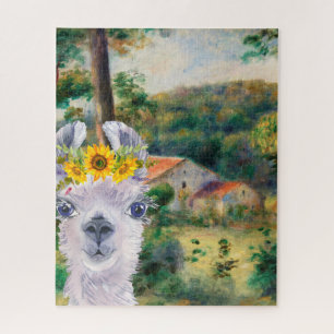 Puzzle Renoir Environs de Briey et Fancy Llama