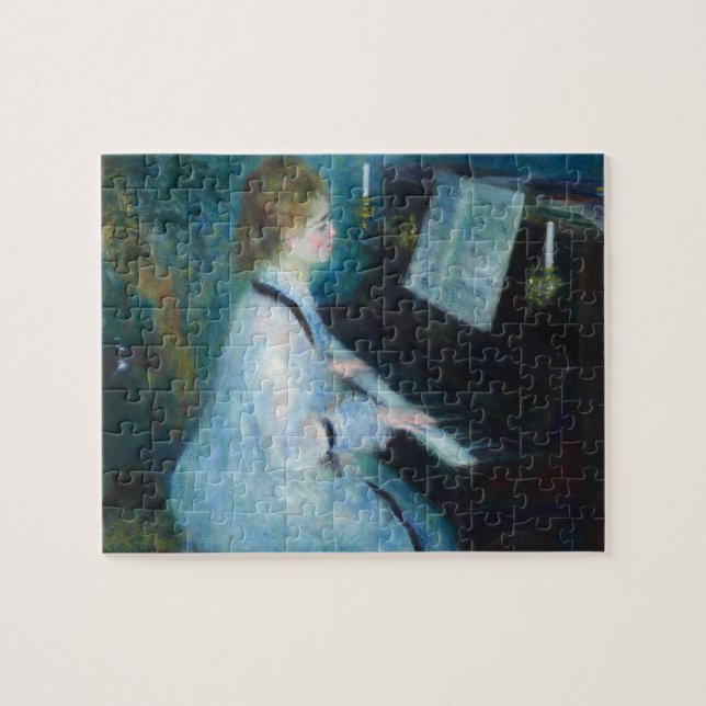 Puzzle Renoir femme à l'impressionniste Vintage de piano (Horizontal)