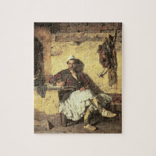 Puzzle Repos albanais de sentinelle (Arnaueti) (huile sur