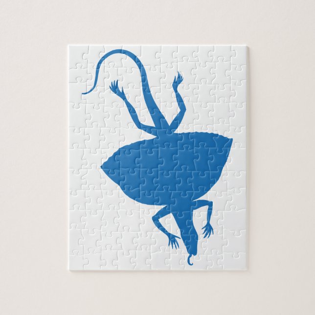 Puzzle Reptile bleu (Vertical)