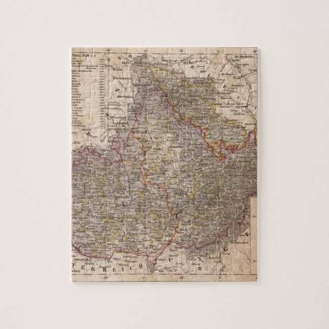 Puzzle République tchèque (Vertical)