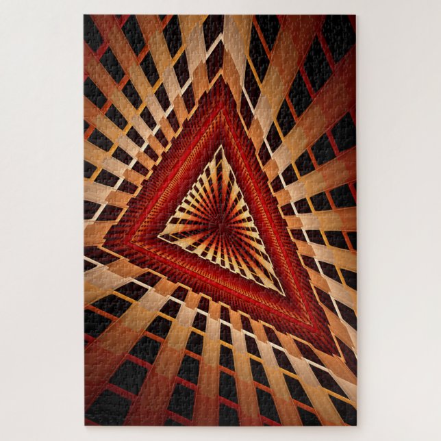 Puzzle Réseau d'Imaginaires 3D Conception graphique fract (Vertical)