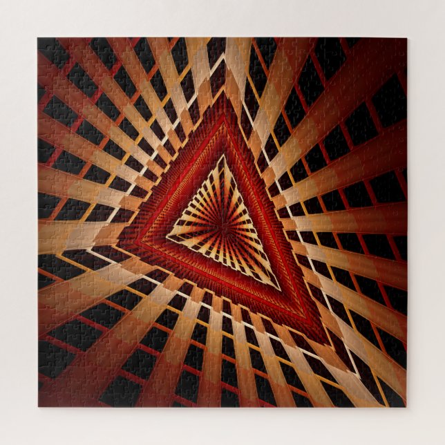 Puzzle Réseau d'Imaginaires 3D Conception graphique fract (Vertical)