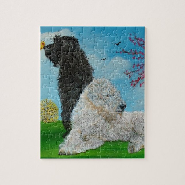 Puzzle Ressort de Labradoodle (Vertical)