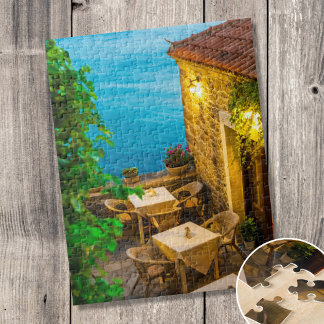 Puzzle Restaurant en bord de mer
