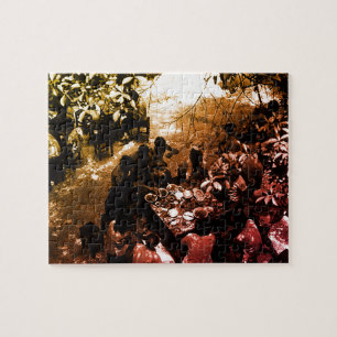 Puzzle Restaurant Vintage China Canton