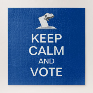 Puzzle Restez calme et votez 2026