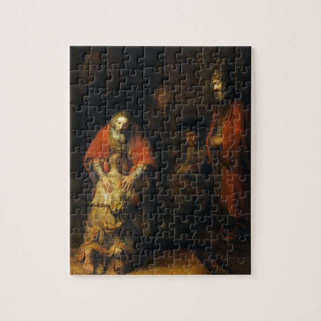 Puzzle Retour du fils prodigue par Rembrandt (Vertical)