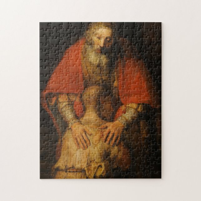 Puzzle Retour du Fils prodigue par Rembrandt (Vertical)