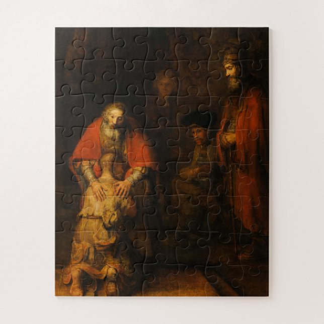 Puzzle Retour du fils prodigue par Rembrandt van Rijn (Vertical)