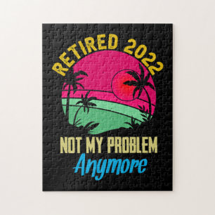 Puzzle Retraité 2022 plus mon problème plage