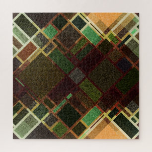 Puzzle Retro Diagonal : Abstrait Motif sans couture.