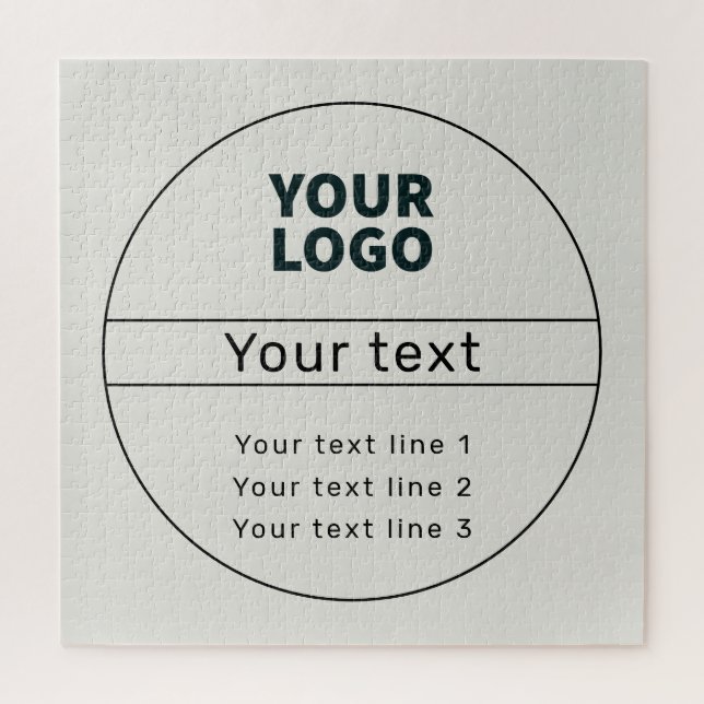 Puzzle Retro-Modern ajouter votre propre texte (Vertical)