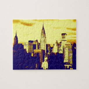 Puzzle Retro Pop Art Comic New York City