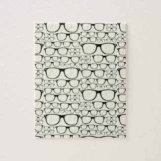 Puzzle Rétros verres de geek ringard nerd génial à la