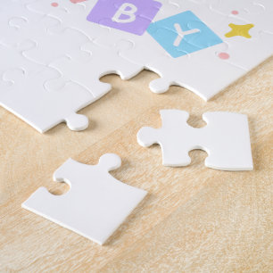 Puzzle Révélation du sexe de bébé avec des empreintes de