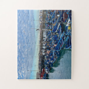 Puzzle Rêves Bleus Emmêlés – Bateaux de Pêche d'Essaouira