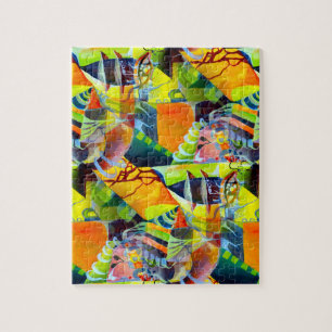 Puzzle Rêves Contemporains Vifs dans l'Art à l'Aquarelle