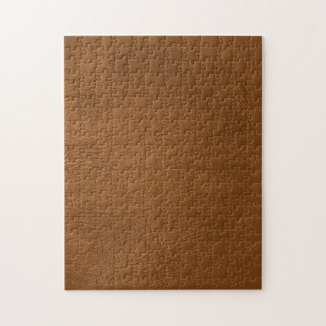 Puzzle Revêtement Brown en cuir de vache (Vertical)