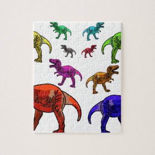 Puzzle Rex coloré