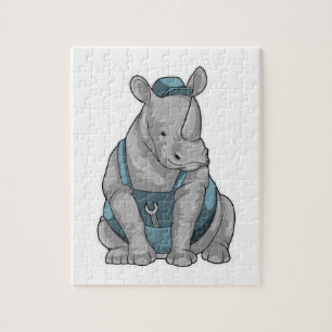 Puzzle Rhino as Craftsman et Wrench