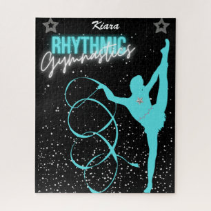 Puzzle Rhythmic Gymnastics Ribbon and Stars   Jigsaw Puzz