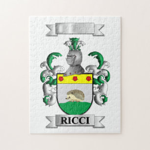 Puzzle Ricci Nom de famille italien et blason