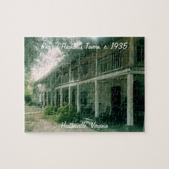 Puzzle Rice's / Hughlett's Tavern, c. 1935,  (Horizontal)