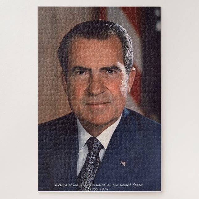 Puzzle Richard Nixon 37e Président des États-Unis (Vertical)