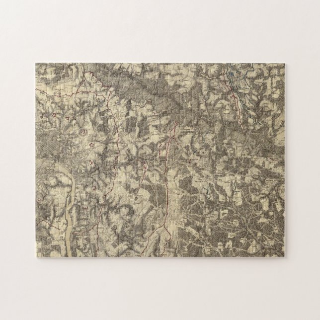 Puzzle Richmond, Virginie (Horizontal)