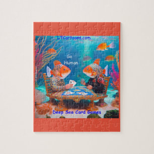 Puzzle Rick London Fish Jouer "Go Fish" Carte Game Comic