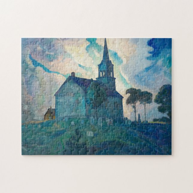 Puzzle Ridge Church, 1936 par Newell Convers Wyeth (Horizontal)
