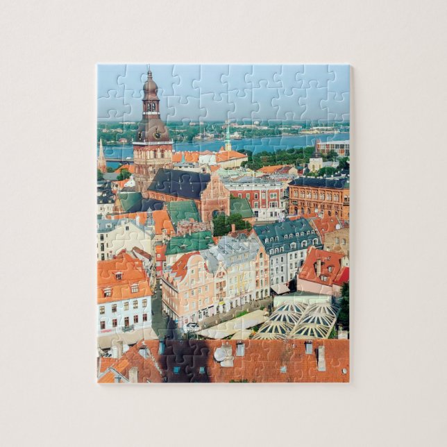 Puzzle Riga, Lettonie (Vertical)